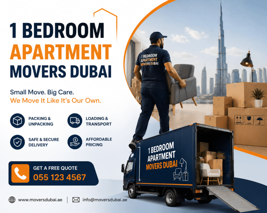 1 Bedroom Apartment Movers Dubai