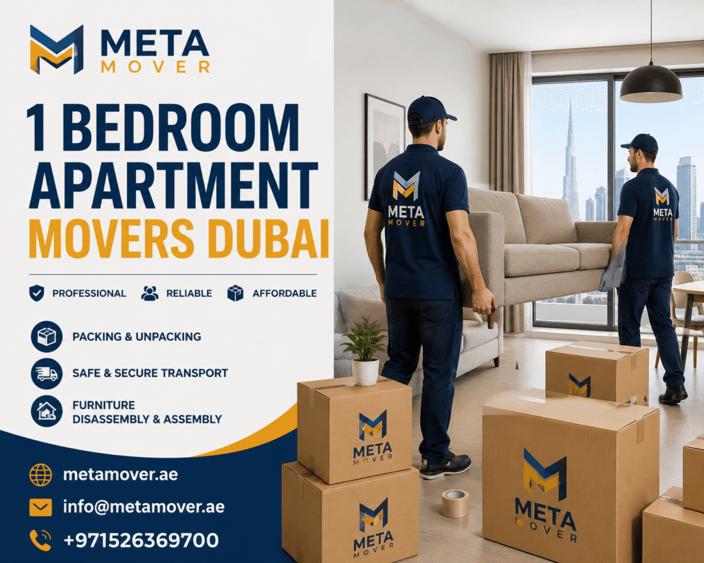 1 Bedroom Apartment Movers Dubai